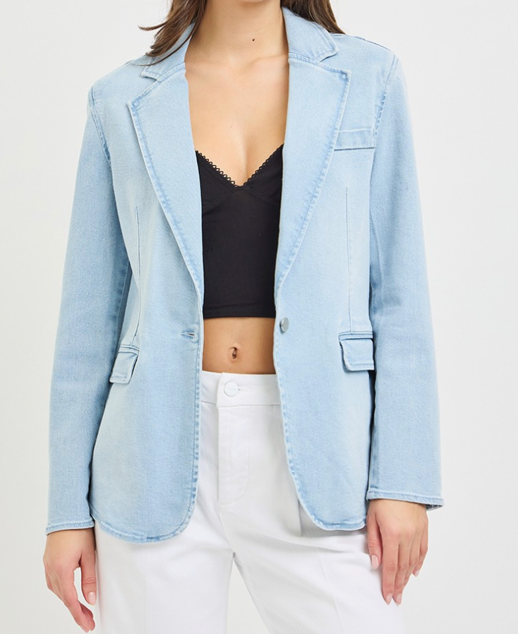 Beyond the Basics Denim Blazer