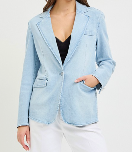 Beyond the Basics Denim Blazer