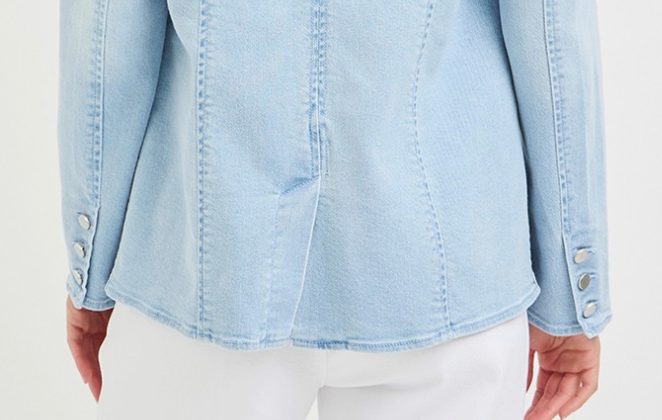 Beyond the Basics Denim Blazer