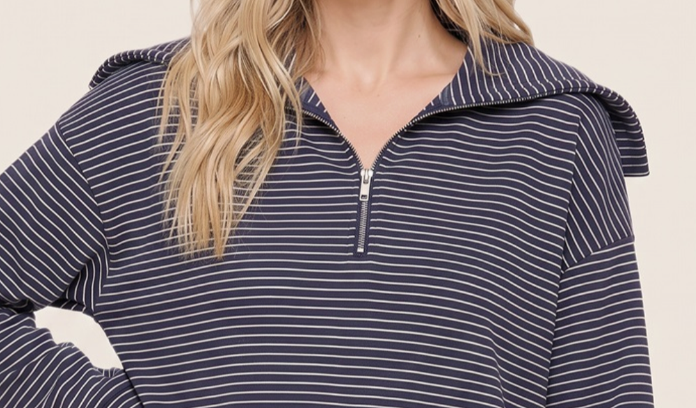 Current Mood Half Zip NAVY
