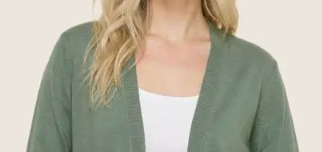 Essential Pocketed Cardigan MOSS
