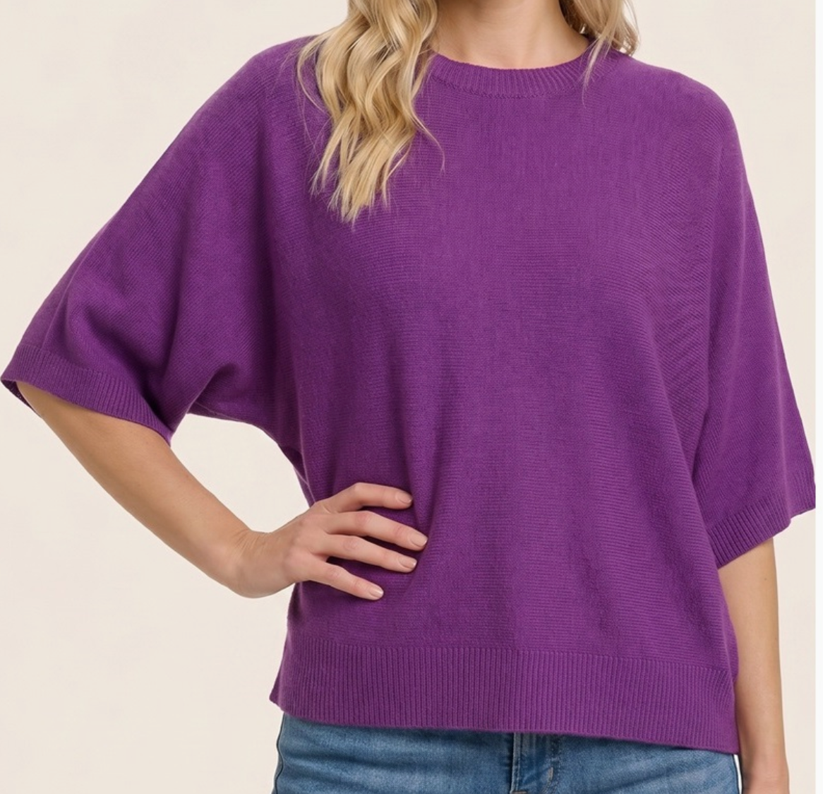 Just Right Sweater ORCHID