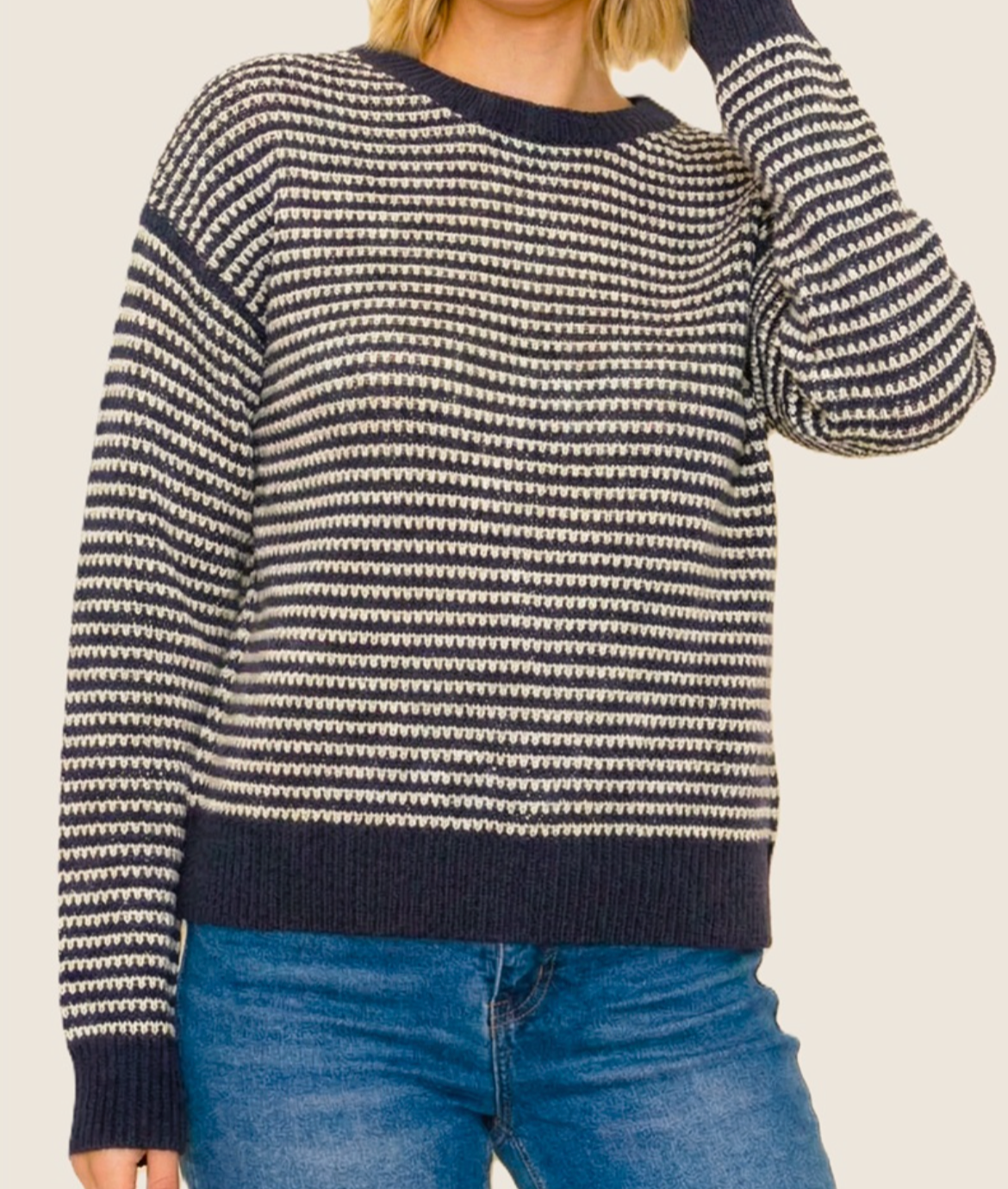 Simply Charming Sweater EGGPLANT