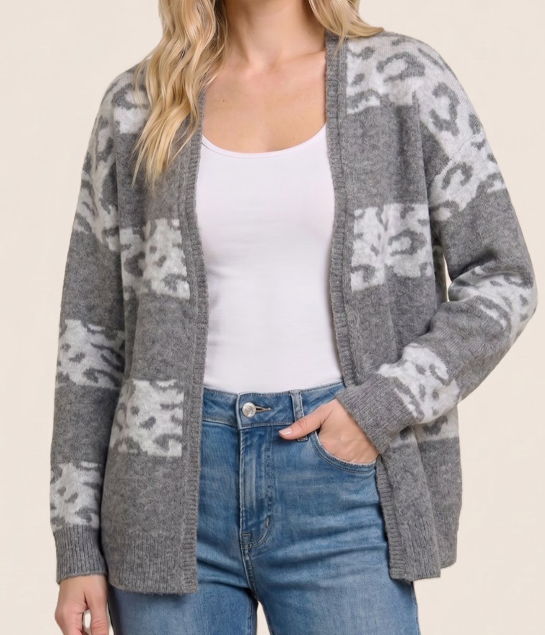 Untamed Comfort Cardigan GRAY