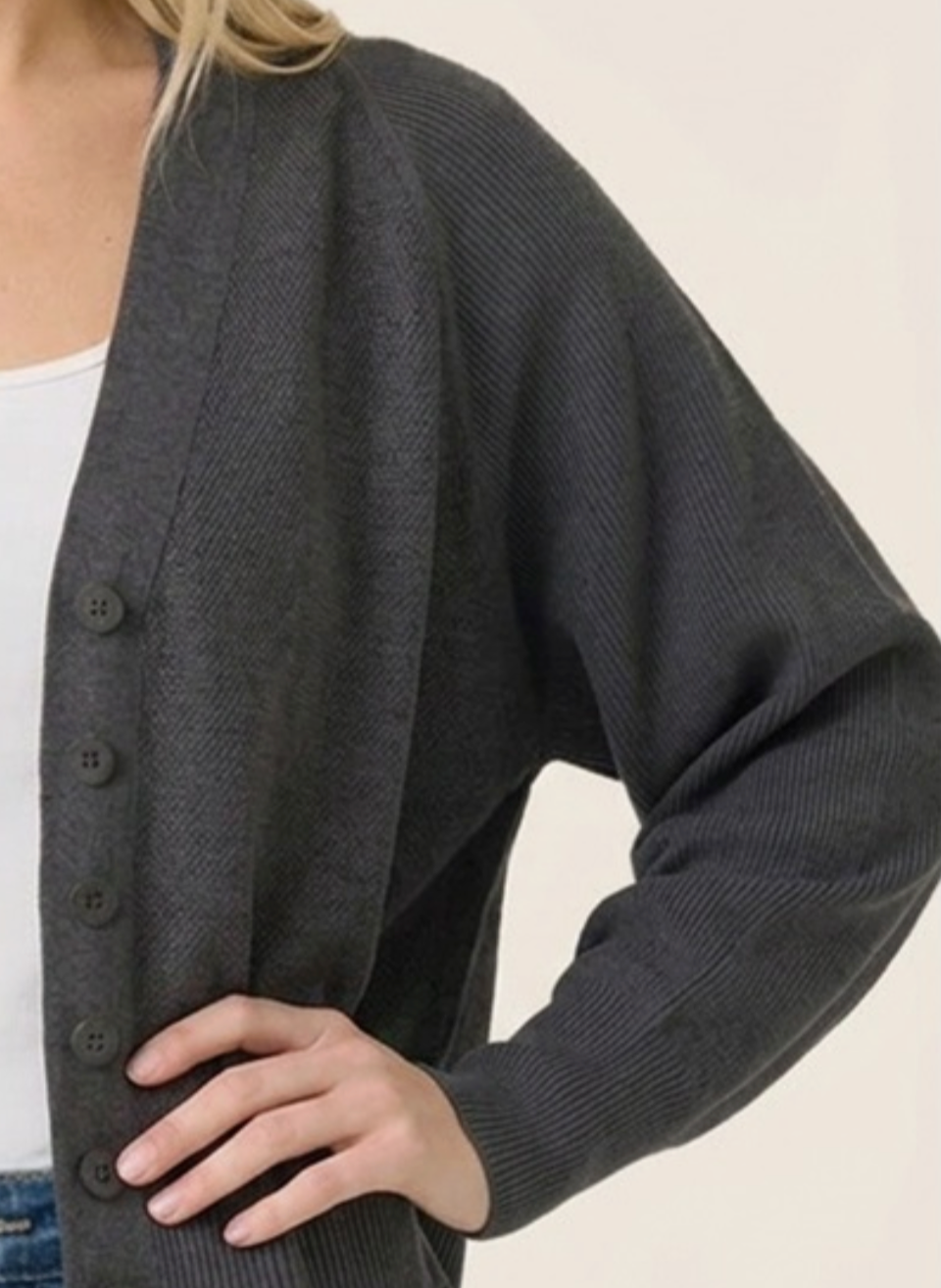 Fringe Benefits Cardigan METAL