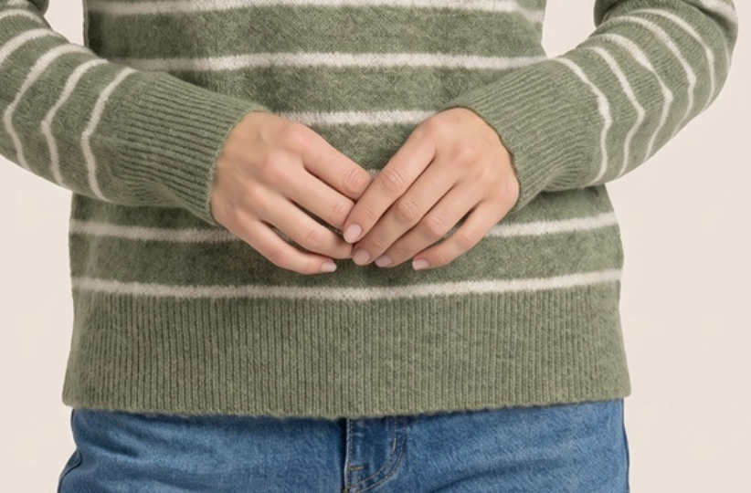 Soft Spoken Henley Sweater SAGE