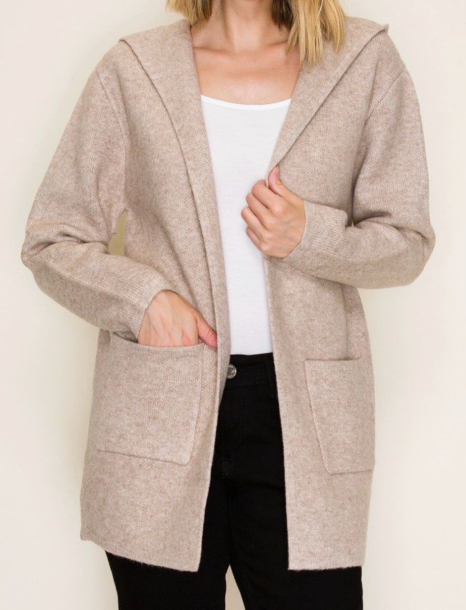 Worth The Layer Cardigan OATMEAL