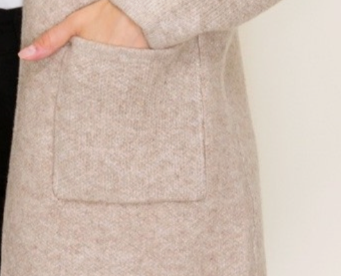 Worth The Layer Cardigan OATMEAL