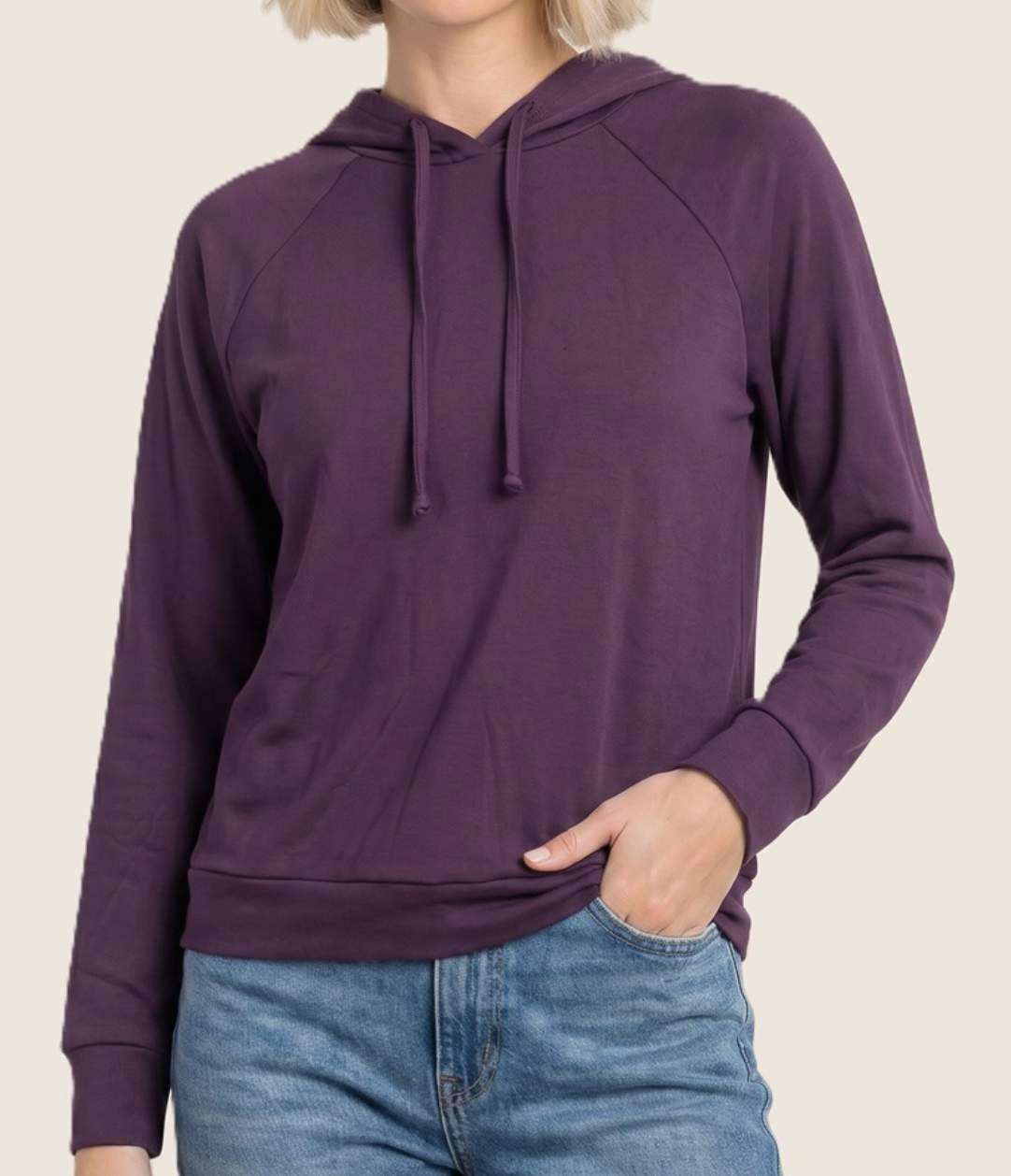 Comfy By Nature Hoodie PLUM