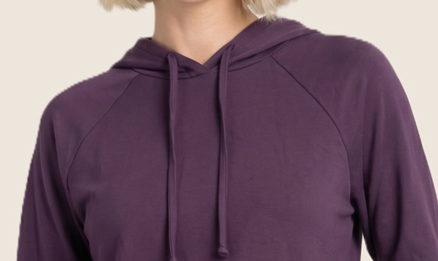 Comfy By Nature Hoodie PLUM