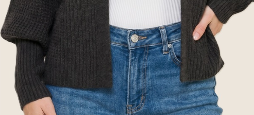 Wrapped In Comfort Cardigan BLACK
