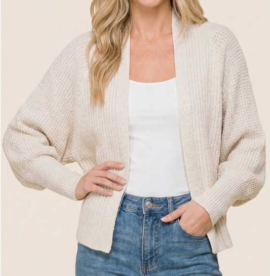 Wrapped In Comfort Cardigan IVORY