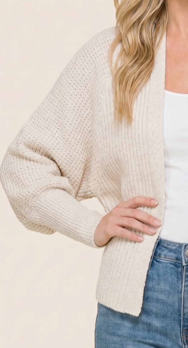 Wrapped In Comfort Cardigan IVORY