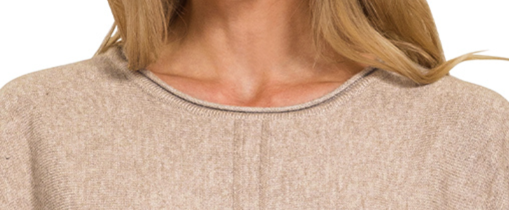 Front & Center Viscose Sweater MOCHA