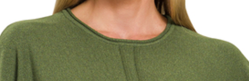 Front & Center Viscose Sweater ARMY