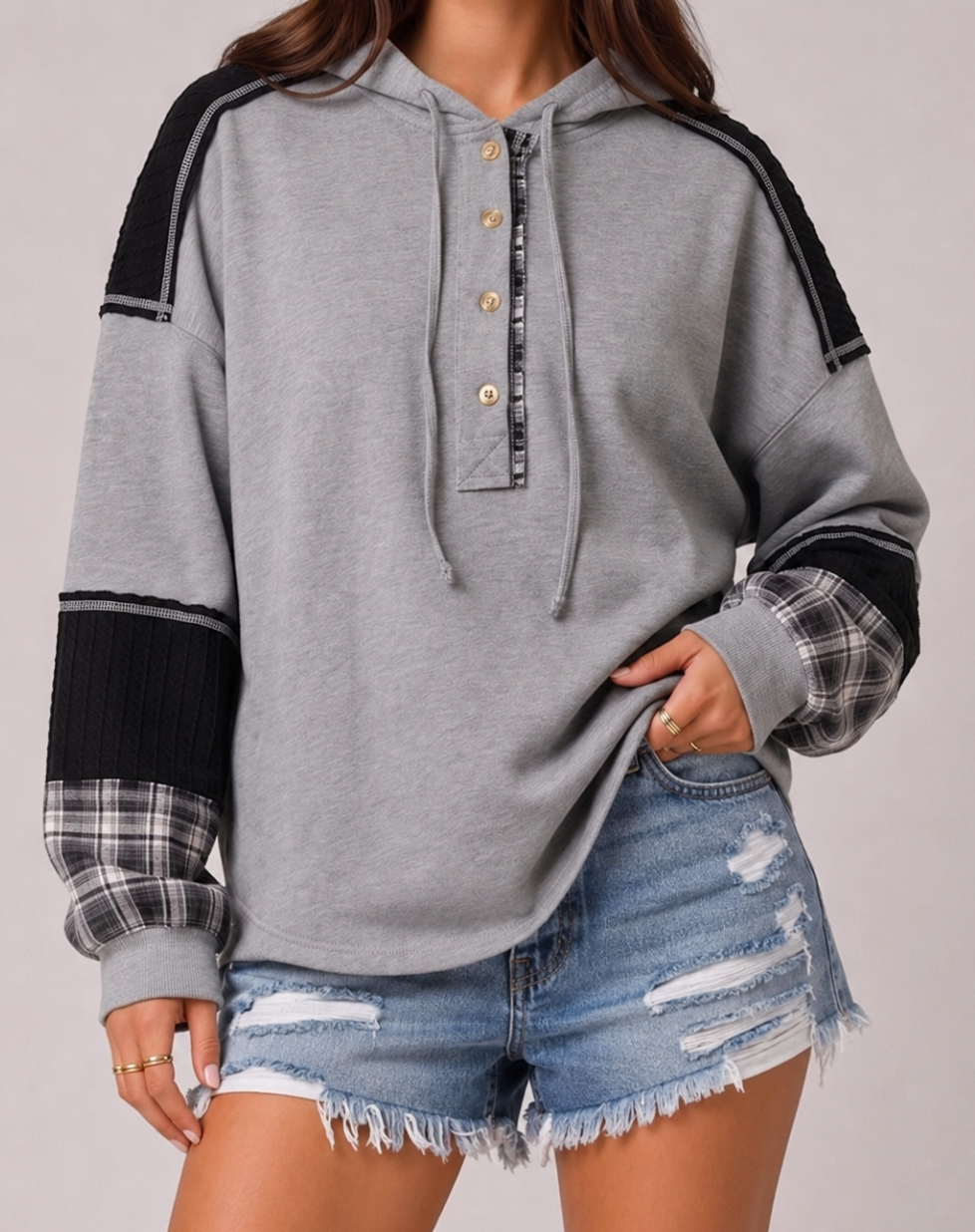 Cozy Connection Hoodie BLACK
