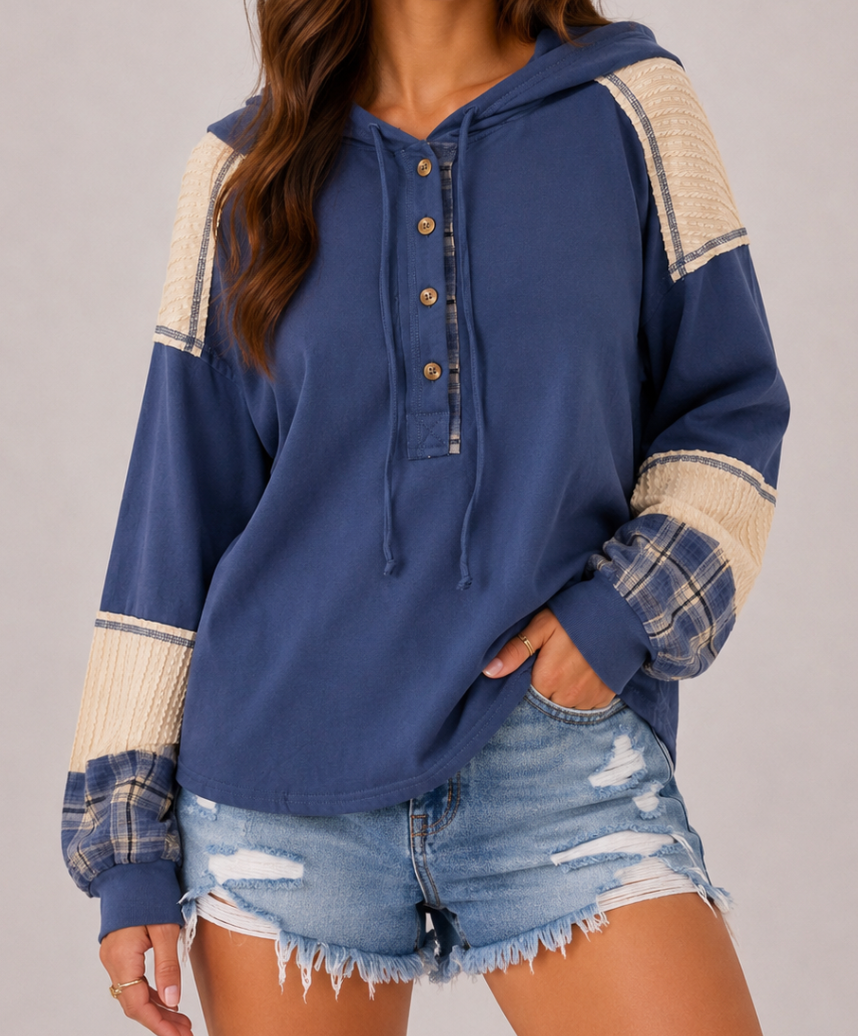 Cozy Connection Hoodie NAVY