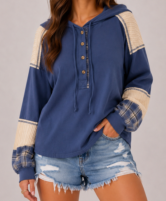 Cozy Connection Hoodie NAVY