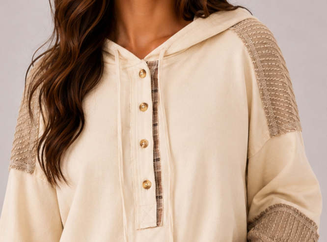 Cozy Connection Hoodie NATURAL
