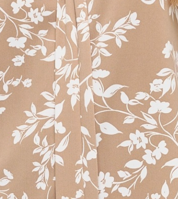 Quiet Elegance Floral Top SAND