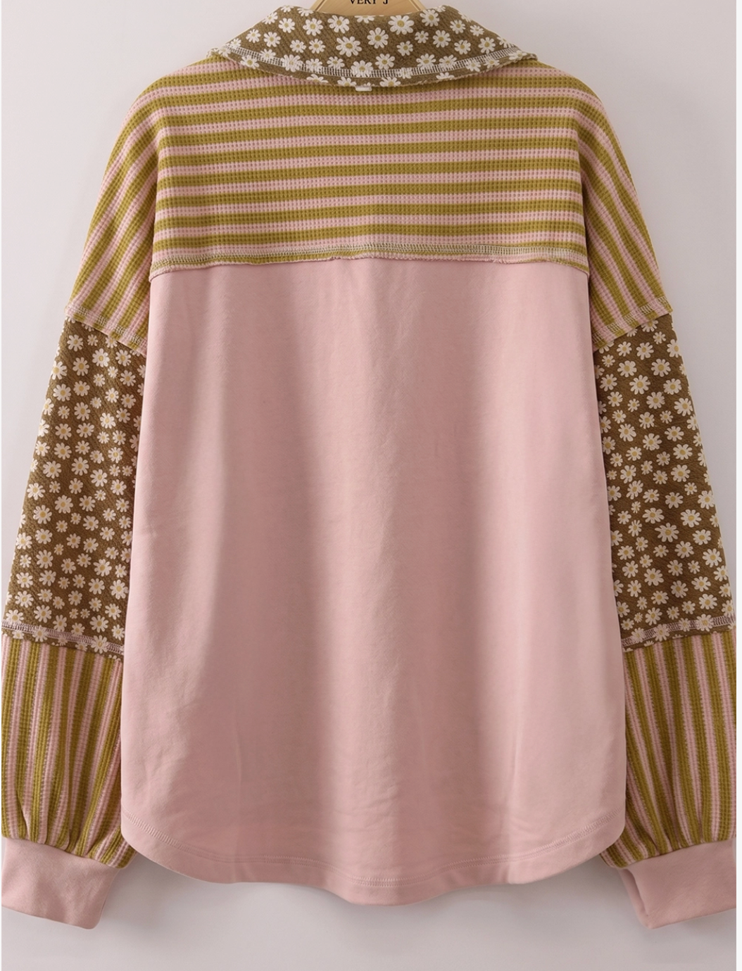 Free Spirit Floral Pullover BLUSH