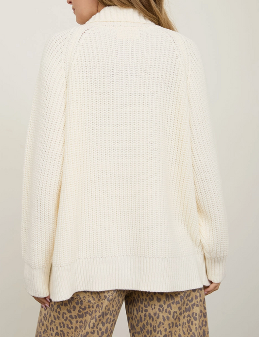 The Chalet Toggle Cardigan IVORY