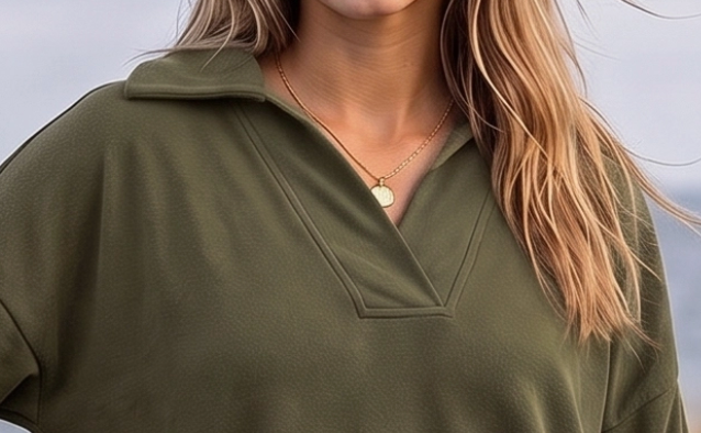 The Laid Back Luxe Pullover OLIVE