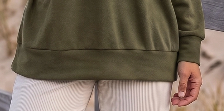 The Laid Back Luxe Pullover OLIVE