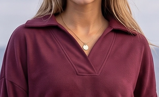 The Laid Back Luxe Pullover MERLOT