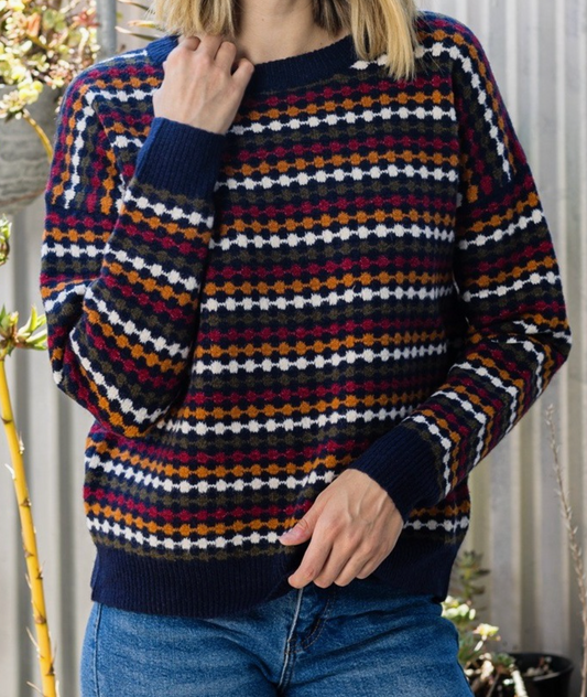 Autumn Mosaic Sweater MULTI