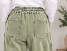 Wander Free Mineral Wash Joggers SAGE