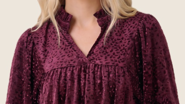 Velvet After Dark Dress WINE