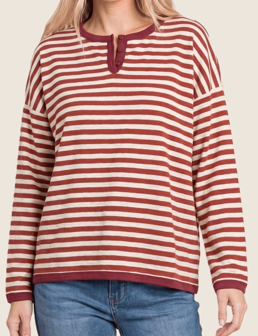 Keeping It Classic Striped RUST