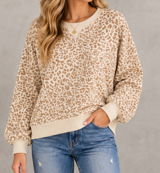Wildly Comfortable Vintage Waffle Pullover