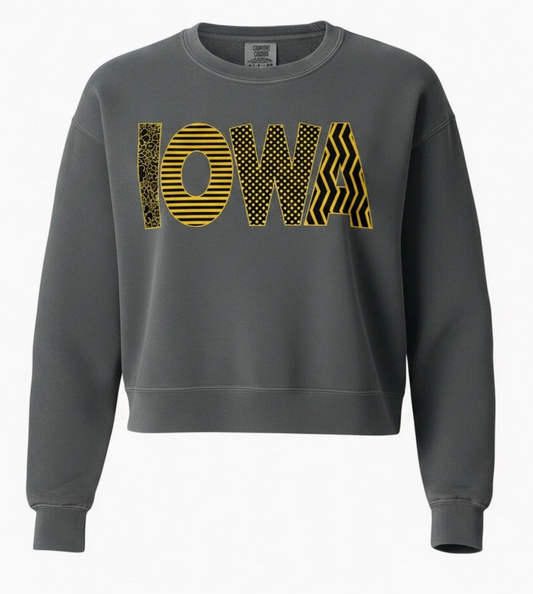 IOWA HAWKEYE Wild Side Crewneck