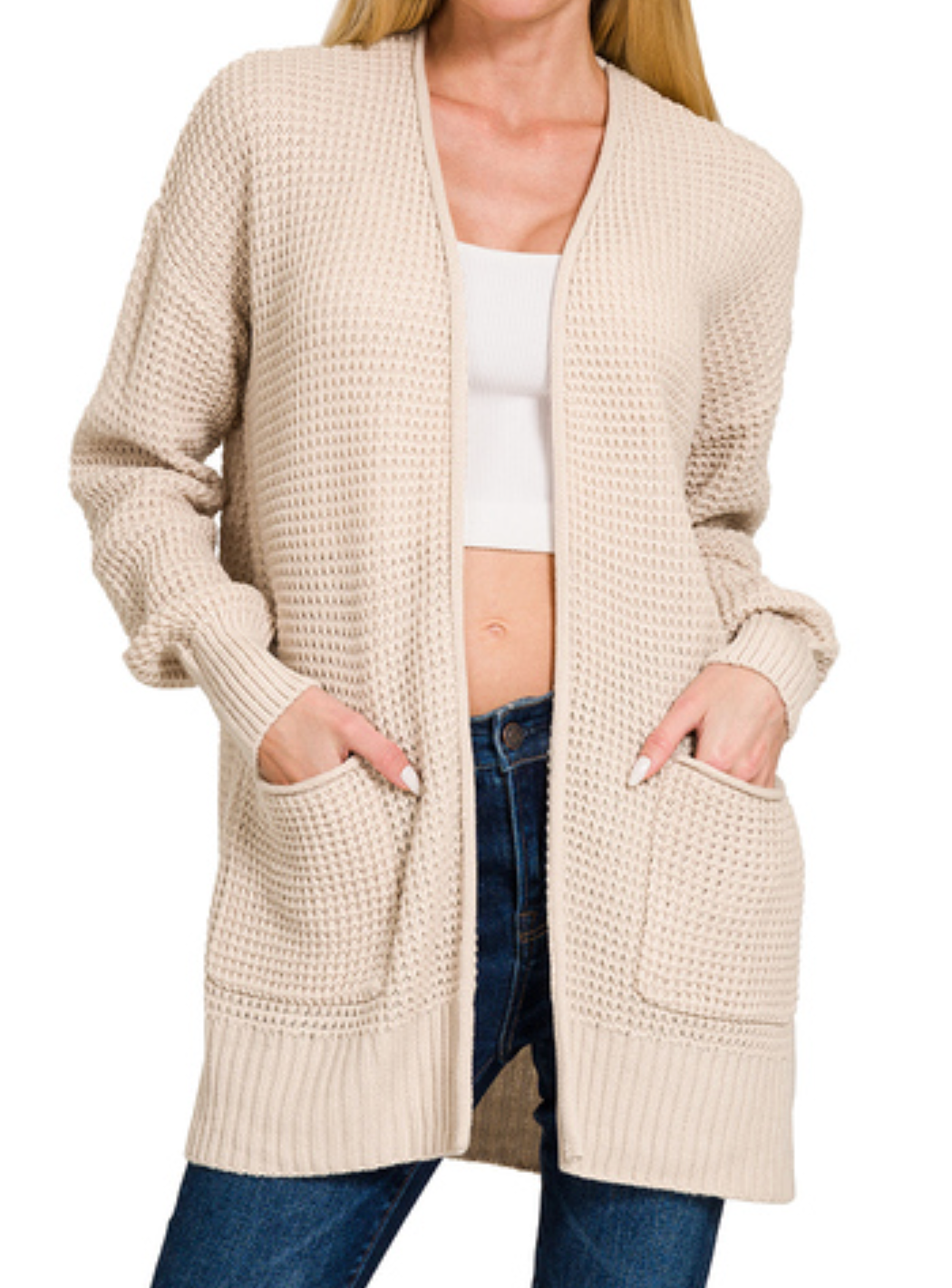 The Cozy Intentions Cardi OATMEAL