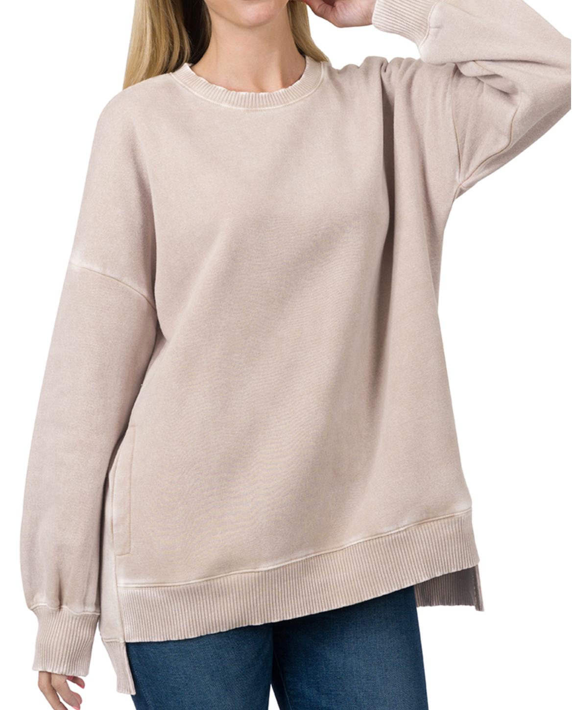 Comfy Comes First Pullover SAND