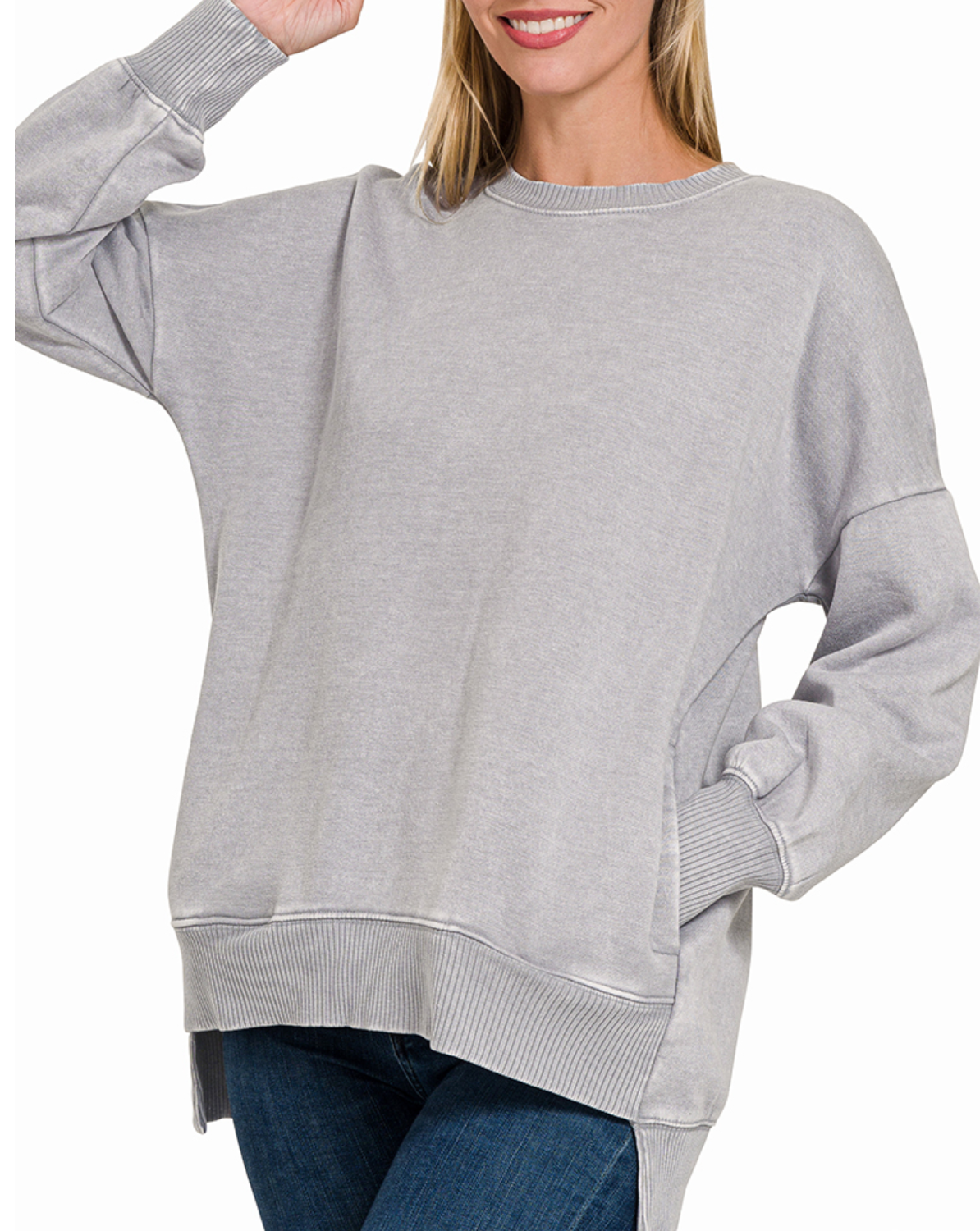 Comfy Comes First Pullover SLEET