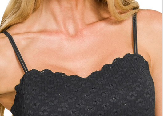 Pretty Little Layers Bralette BLACK