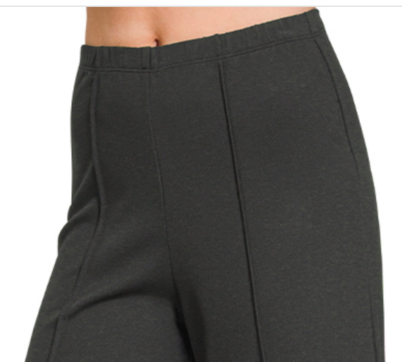 Everyday Elevated Wide Leg 30" BLACK