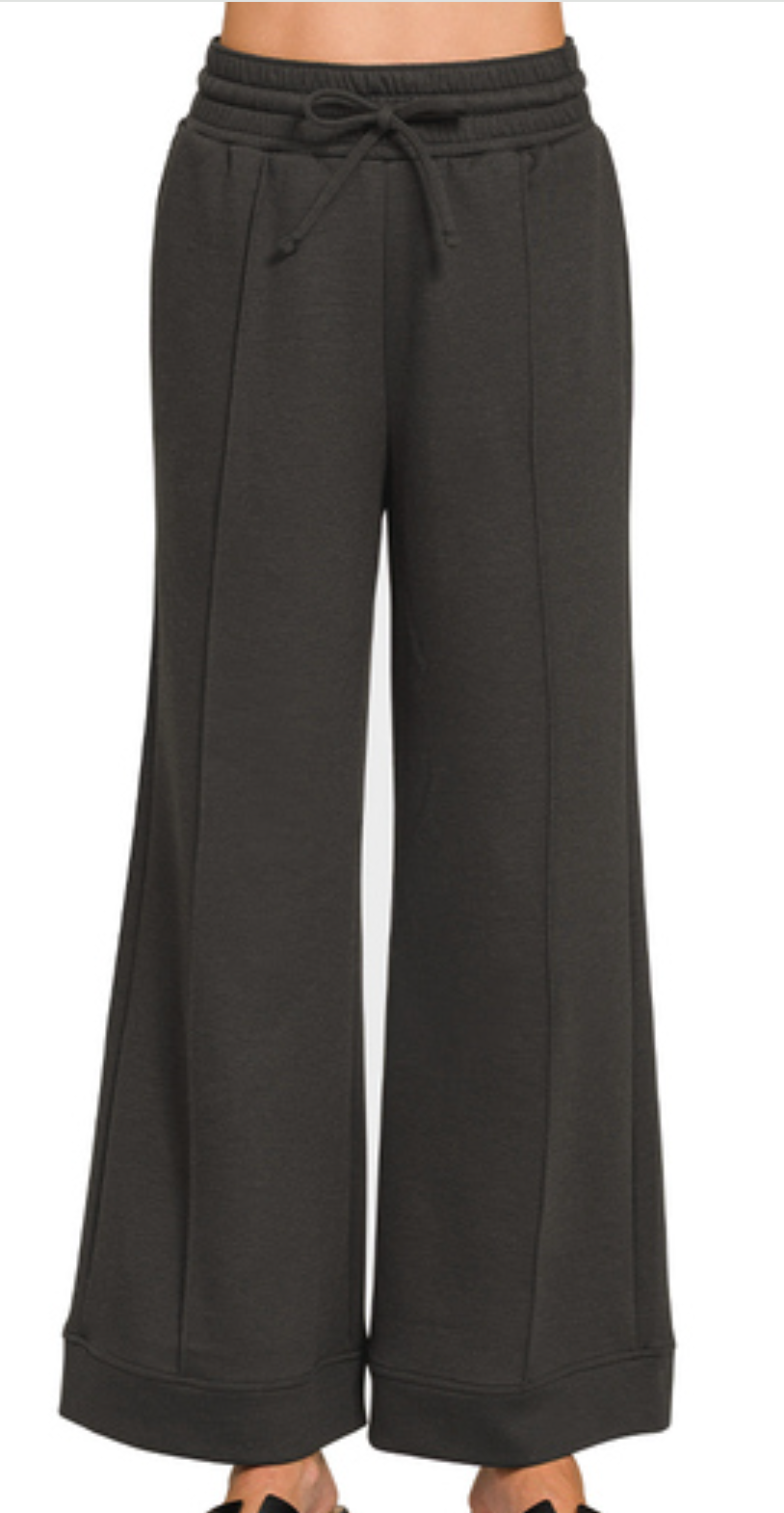Comfort Club Wide Leg 27" BLACK