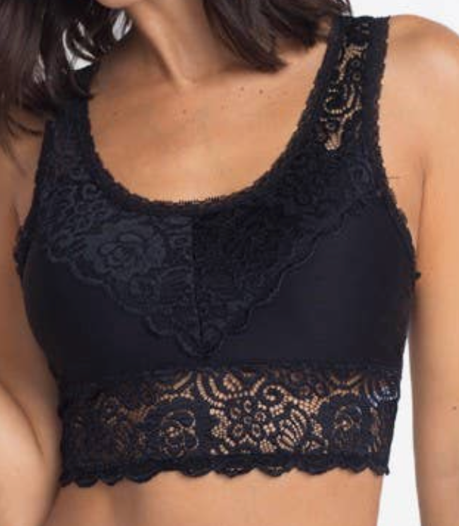 Everly Lace Bralette BLACK
