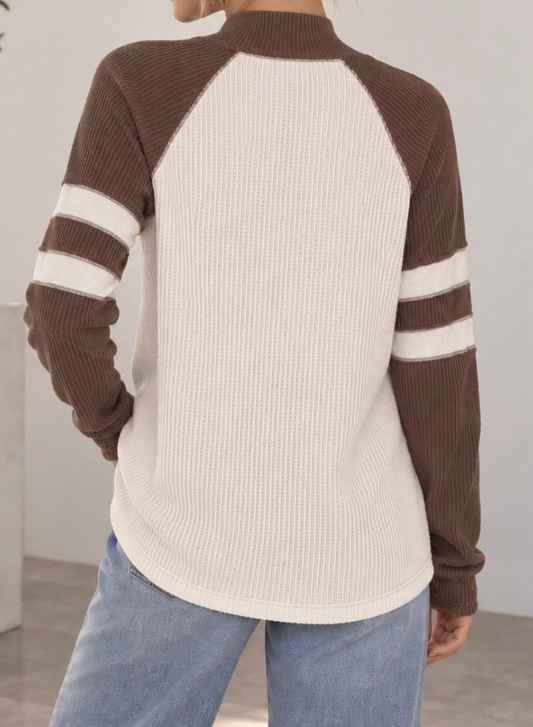Changing Seasons Knit Tunic CHOCOLATE
