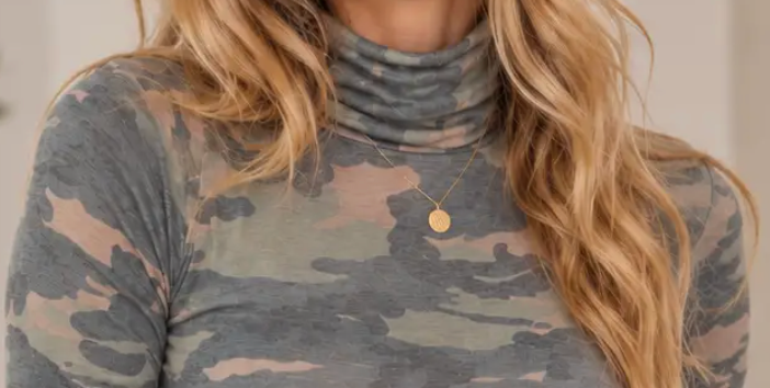 Undercover Camo Turtleneck