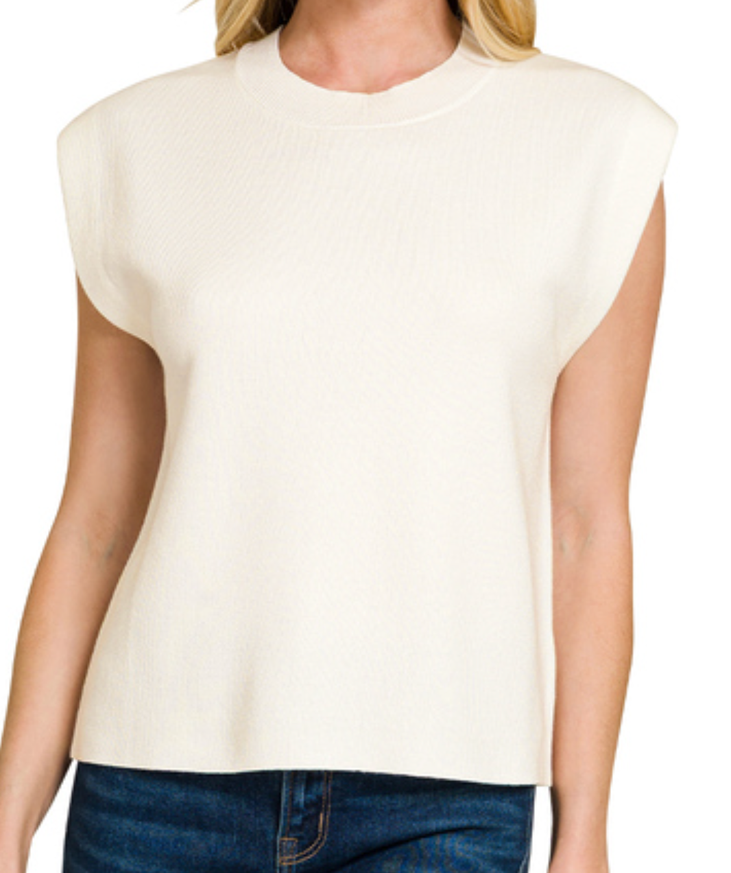 Effortless Layer Sweater Vest IVORY
