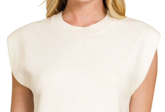 Effortless Layer Sweater Vest IVORY