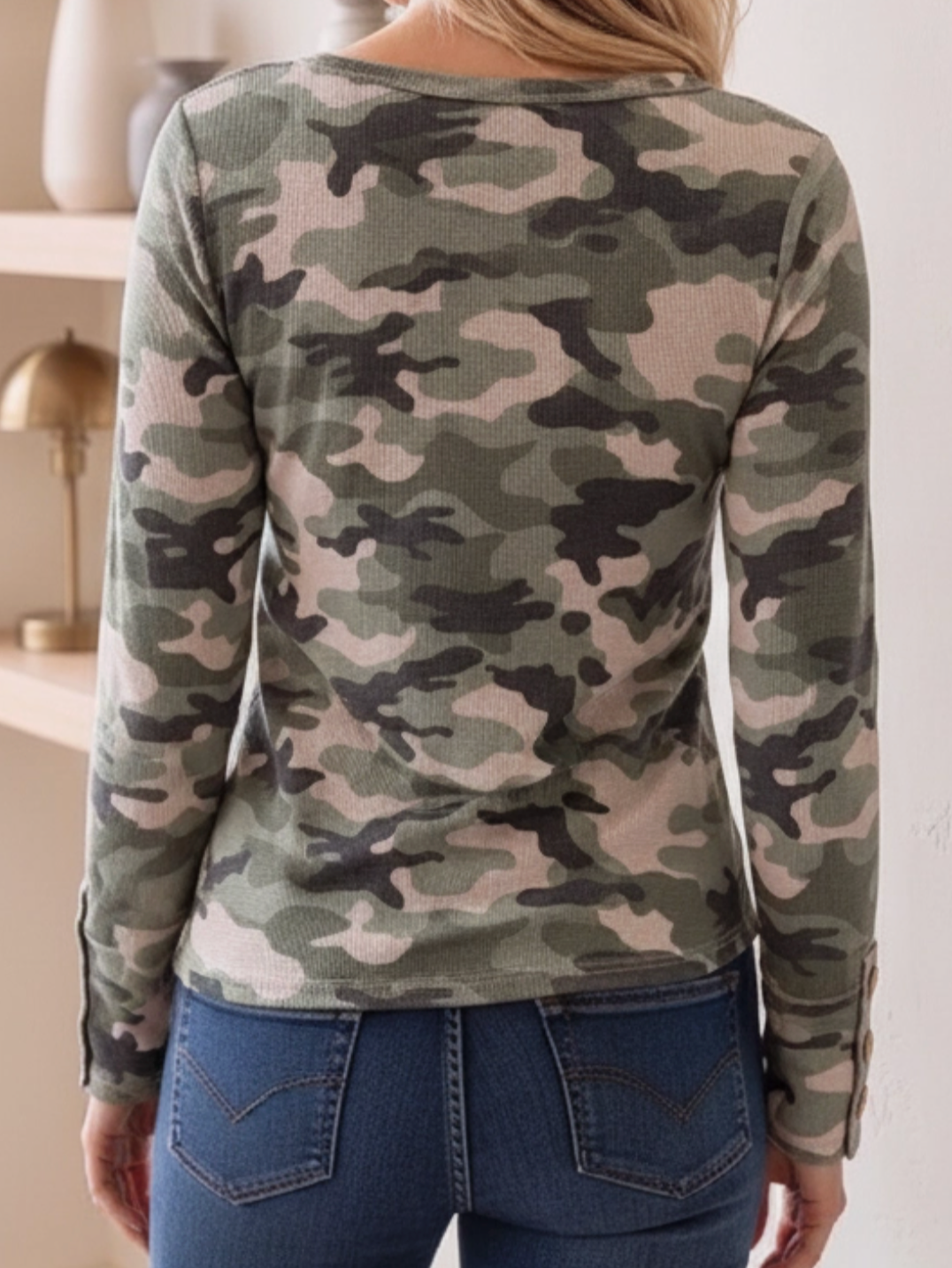 Undercover Cutie Henley CAMO