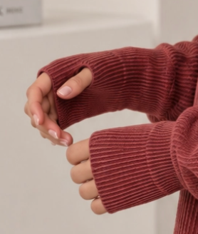 Autumn Ease Rib Tunic SPICE