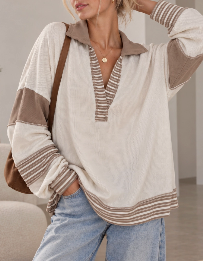 Unhurried Days Pullover MOCHA