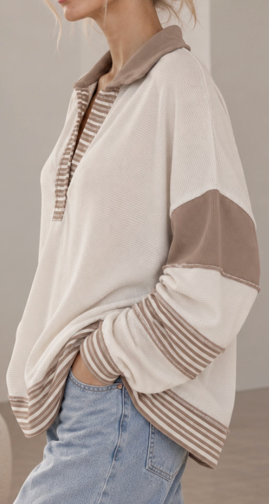 Unhurried Days Pullover MOCHA